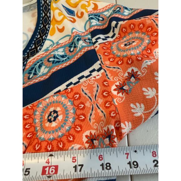 Flying Tomato Colorful Boho V-Neck Maxi Dress. 
Size Large - Picture 8 of 10